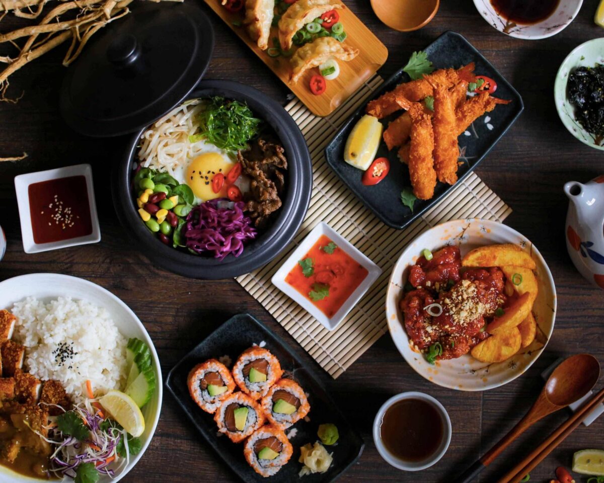 Selectie Aziatische gerechten bij China City Dordrecht / Selection of Asian dishes at China City Dordrecht